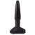 Чёрный анальный плаг на широком основании - 11,5 см. - LOVETOY (А-Полимер)
