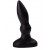 Чёрная анальная пробочка с каплевидным кончиком - 10 см. - LOVETOY (А-Полимер)
