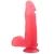 Податливый розовый фаллоимитатор на присоске - 19 см. - LOVETOY (А-Полимер)