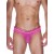 Мужские трусы-слипы из мягкой полупрозрачной ярко-розовой ткани - La Blinque купить с доставкой