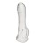 Прозрачная насадка на пенис Transparent Penis Enhancing Sleeve Extension - 15,9 см. - BlueLine - в Ноябрьске купить с доставкой