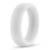 Белое люминесцентное эрекционное кольцо Silicone Glo Cock Ring - Blush Novelties - в Ноябрьске купить с доставкой