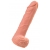 Телесная удлиняющая фаллическая насадка - 16 см. - ToyFa - в Ноябрьске купить с доставкой