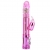 Розовый перезаряжаемый вибромассажер с ротацией, поступательными движениями и стимуляцией клитора - 29,5 см. - Baile