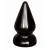 Чёрный анальный плаг MAGNUM - 10 см. - LOVETOY (А-Полимер)