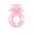 Розовое эрекционное виброкольцо в форме мишки - 1137 - в Ноябрьске купить с доставкой