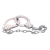 Наручники из металла с длинной цепочкой CHROME HANDCUFFS METAL HANDCUFFS W. KEY - NMC - купить с доставкой в Ноябрьске