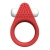 Красное эрекционное кольцо LIT-UP SILICONE STIMU RING 1 RED - Dream Toys - в Ноябрьске купить с доставкой