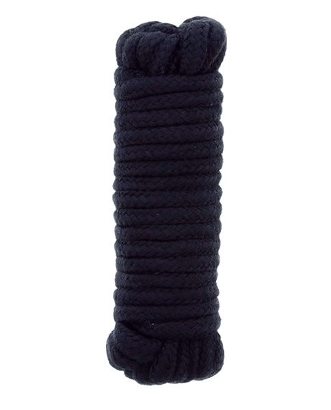 Чёрная веревка для связывания BONDX LOVE ROPE - 5 м. - Dream Toys - купить с доставкой в Ноябрьске