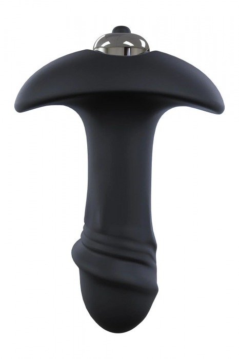 Черный анальный вибромассажер STAR ARROW - 11 см. - Dream Toys