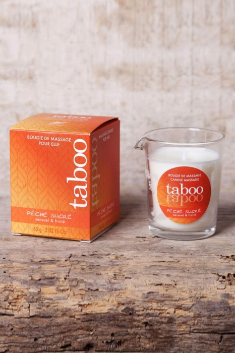 Массажное аромамасло с афродизиаками для женщин RUF Taboo Peche sucre - 60 гр. - RUF - купить с доставкой в Ноябрьске