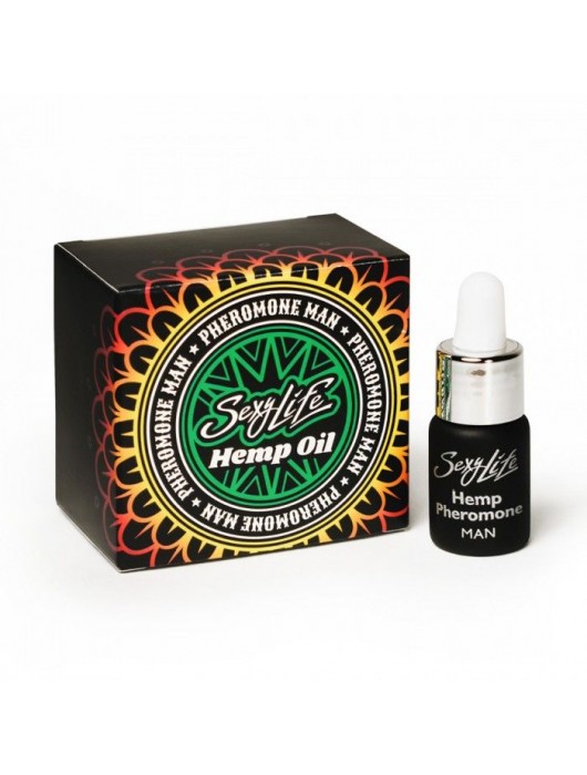Мужские духи с феромонами Sexy Life HEMPOIL man - 5 мл. -  - Магазин феромонов в Ноябрьске