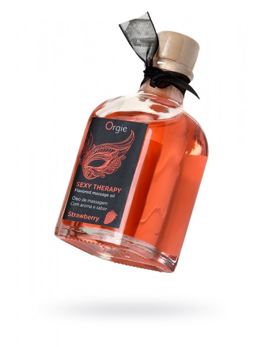 Массажное масло Orgie Lips Massage со вкусом клубники - 100 мл. - ORGIE - купить с доставкой в Ноябрьске