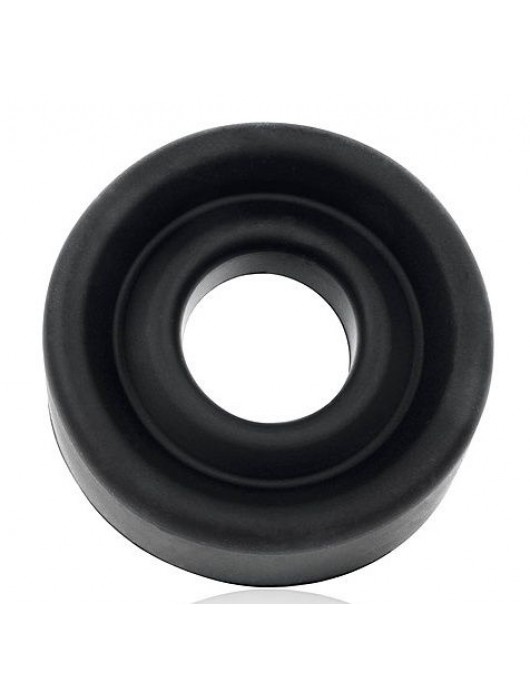 Чёрная силиконовая насадка на помпу размера M - Sex Expert - в Ноябрьске купить с доставкой