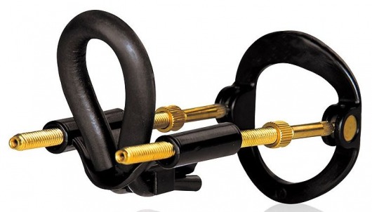 Черный экстендер-растяжитель пениса - Sex Expert - в Ноябрьске купить с доставкой