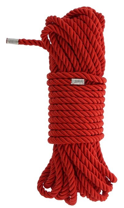 Красная веревка DELUXE BONDAGE ROPE - 10 м. - Dream Toys - купить с доставкой в Ноябрьске