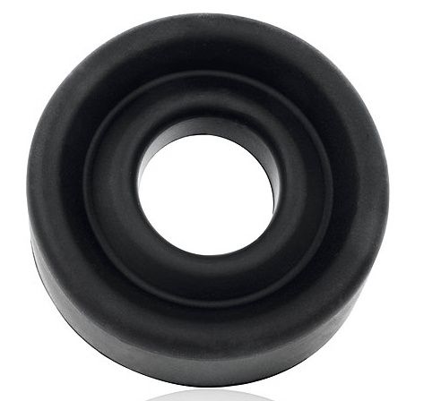 Черная гладкая насадка на помпу размера L - Sex Expert - в Ноябрьске купить с доставкой