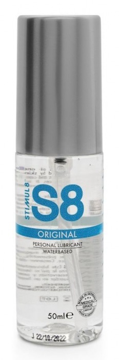 Универсальный лубрикант на водной осноdе S8 Original Lube - 50 мл. - Stimul8 - купить с доставкой в Ноябрьске