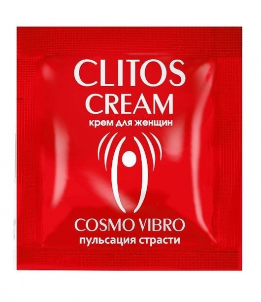 Пробник возбуждающего крема для женщин Clitos Cream - 1,5 гр. - Биоритм - купить с доставкой в Ноябрьске