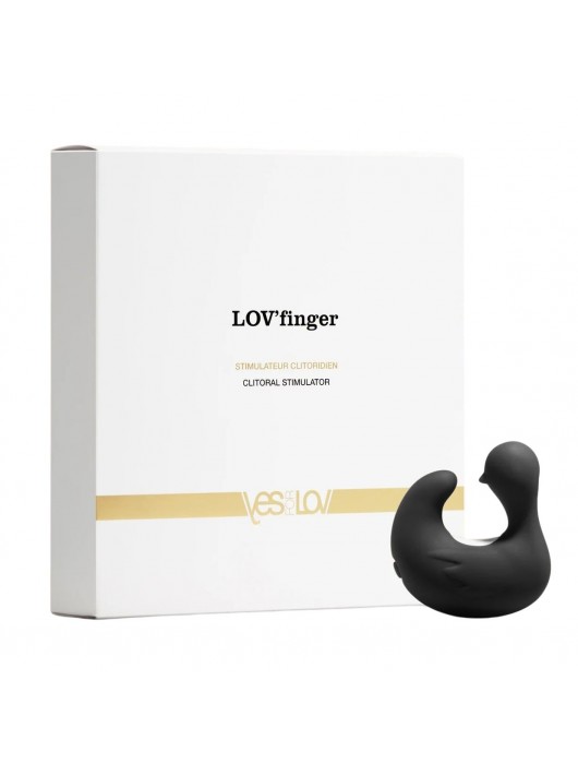 Вибростимулятор-уточка Lov Finger в комплекте с возбуждающим гелем - YESforLOV