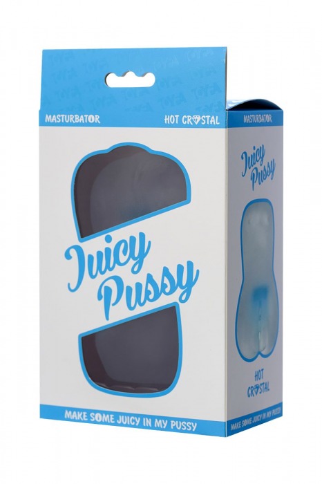 Прозрачный реалистичный мастурбатор Juicy Pussy Hot Crystal - ToyFa - в Ноябрьске купить с доставкой