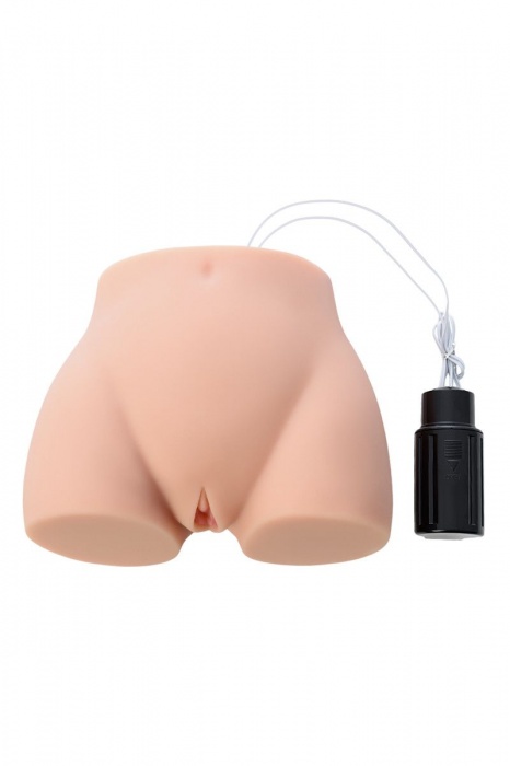 Мастурбатор-полуторс Cherry с вибрацией и двумя любовными тоннелями - KOKOS - в Ноябрьске купить с доставкой