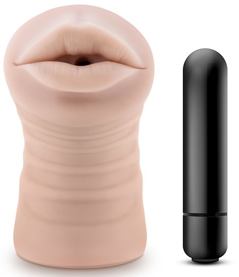 Телесный мастурбатор-ротик Skye - Blush Novelties - в Ноябрьске купить с доставкой