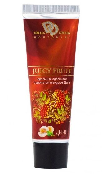 Интимный съедобный лубрикант JUICY FRUIT с ароматом дыни - 30 мл. - БиоМед - купить с доставкой в Ноябрьске