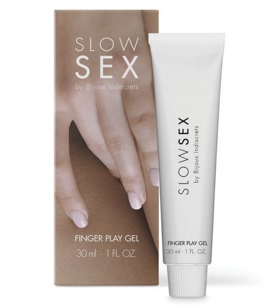 Гель для мастурбации с ароматом кокоса Slow Sex Finger Play Gel - 30 мл. - Bijoux Indiscrets - купить с доставкой в Ноябрьске