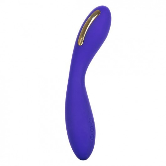 Фиолетовый вибратор с электростимуляцией Intimate E-Stimulator Wand - 21,5 см. - California Exotic Novelties - купить с доставкой в Ноябрьске