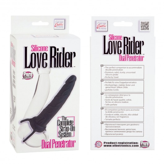 Насадка на пенис Silicone Love Rider Dual Penetrator для двойного проникновения - 14 см. - California Exotic Novelties - в Ноябрьске купить с доставкой