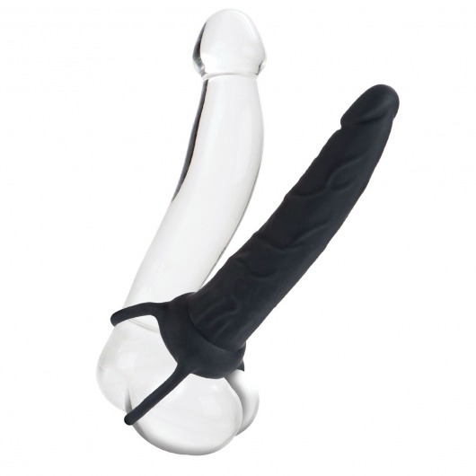 Насадка на пенис Silicone Love Rider Dual Penetrator для двойного проникновения - 14 см. - California Exotic Novelties - в Ноябрьске купить с доставкой