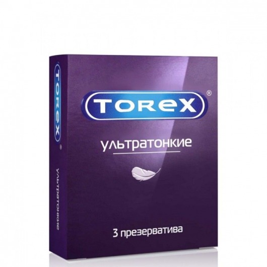 Презервативы Torex  Ультратонкие  - 3 шт. - Torex - купить с доставкой в Ноябрьске