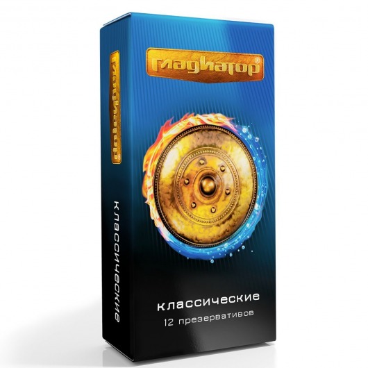 Презервативы  Гладиатор Классические  - 12 шт. - Гладиатор - купить с доставкой в Ноябрьске