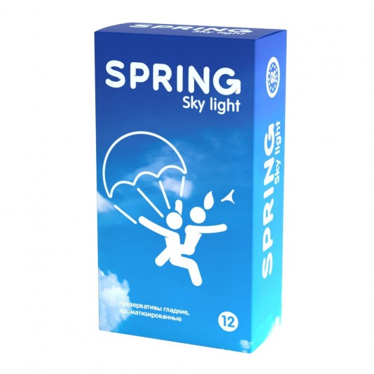 Ультратонкие презервативы SPRING SKY LIGHT - 12 шт. - SPRING - купить с доставкой в Ноябрьске