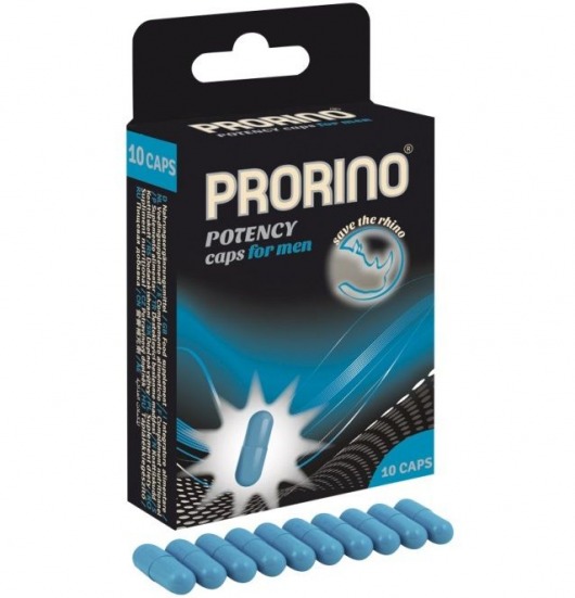 БАД для мужчин ero black line PRORINO Potency Caps for men - 10 капсул - Ero - купить с доставкой в Ноябрьске