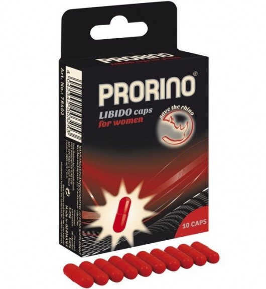 БАД для женщин ero black line PRORINO Libido Caps - 10 капсул - Ero - купить с доставкой в Ноябрьске