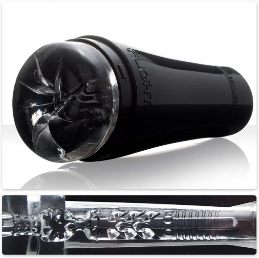 Черный мастурбатор-анус Fleshlight - Flight Pilot - Fleshlight - в Ноябрьске купить с доставкой