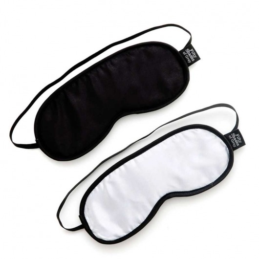 Набор из двух масок на глаза Soft Blindfold Twin Pack - Fifty Shades of Grey - купить с доставкой в Ноябрьске