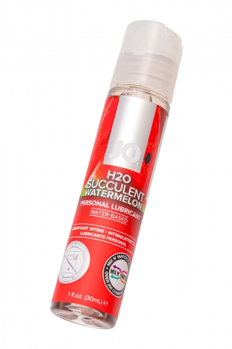 Лубрикант с ароматом арбуза JO Flavored Watermelon - 30 мл. - System JO - купить с доставкой в Ноябрьске