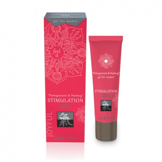 Возбуждающий интимный гель для двоих STIMULATION GEL Pomegranate   Nutmeg - 30 мл. - Shiatsu - купить с доставкой в Ноябрьске