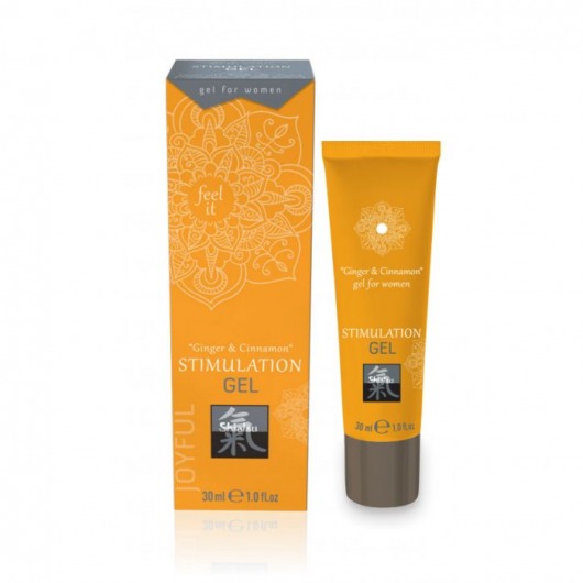 Возбуждающий интимный гель STIMULATION GEL Ginger   Cinnamon - 30 мл. - Shiatsu - купить с доставкой в Ноябрьске