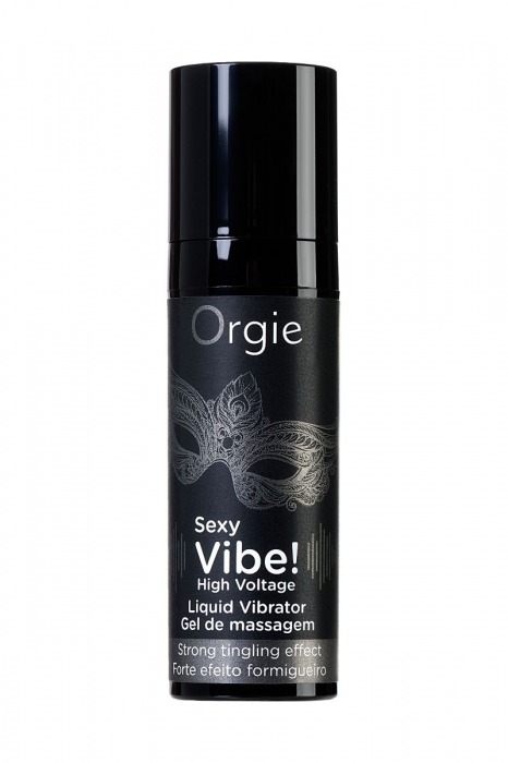 Гель для массажа ORGIE Sexy Vibe High Voltage с эффектом вибрации - 15 мл. - ORGIE - купить с доставкой в Ноябрьске