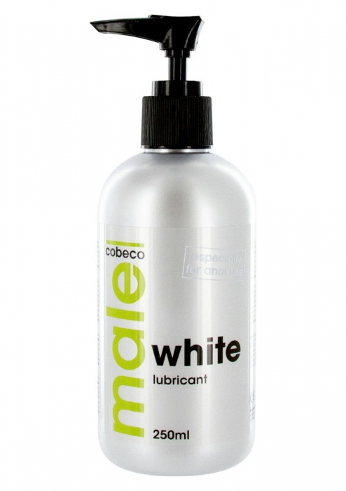 Анальная смазка на водной основе MALE Cobeco White Lubricant - 250 мл. - Cobeco - купить с доставкой в Ноябрьске