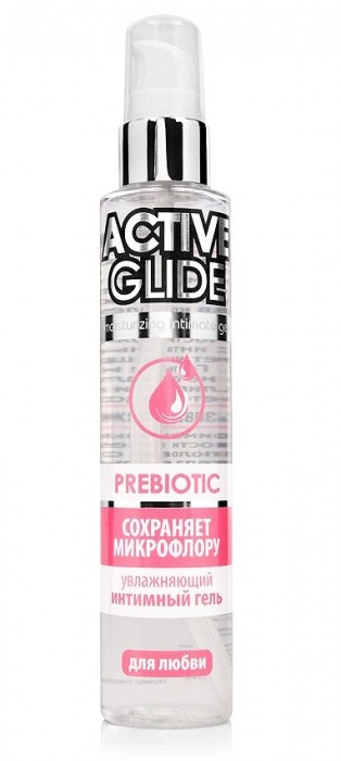 Увлажняющий интимный гель Active Glide Prebiotic - 100 гр. - Биоритм - купить с доставкой в Ноябрьске