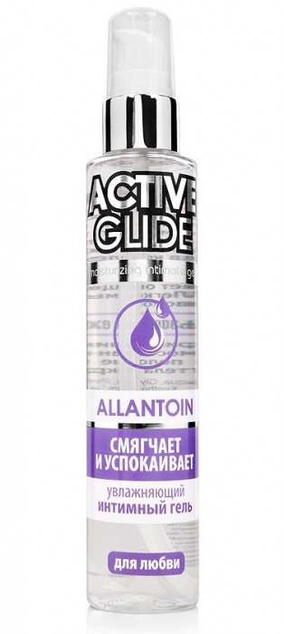 Увлажняющий интимный гель Active Glide Allantoin - 100 гр. - Биоритм - купить с доставкой в Ноябрьске