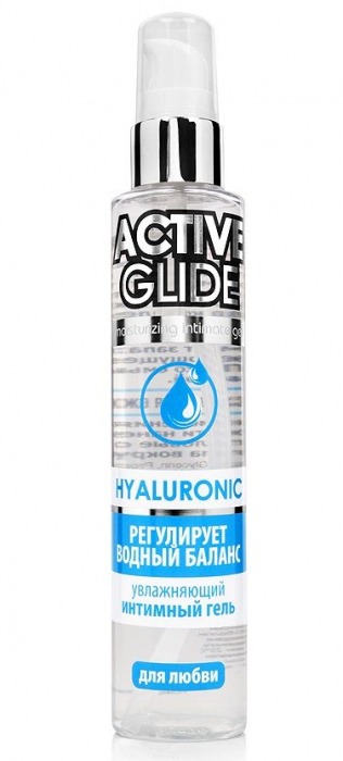 Увлажняющий интимный гель Active Glide Hyaluronic - 100 гр. - Биоритм - купить с доставкой в Ноябрьске