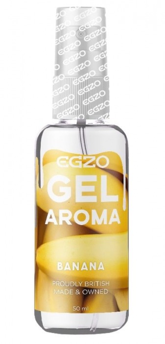 Интимный лубрикант EGZO AROMA с ароматом банана - 50 мл. - EGZO - купить с доставкой в Ноябрьске