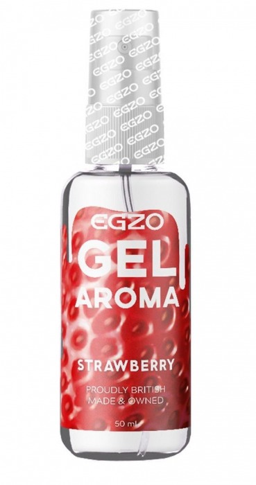 Интимный лубрикант EGZO AROMA с ароматом клубники - 50 мл. - EGZO - купить с доставкой в Ноябрьске