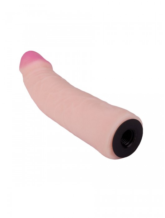 Пояс-трусики с 2 насадками Exotic-Alice - 18 см. - LOVETOY (А-Полимер) - купить с доставкой в Ноябрьске